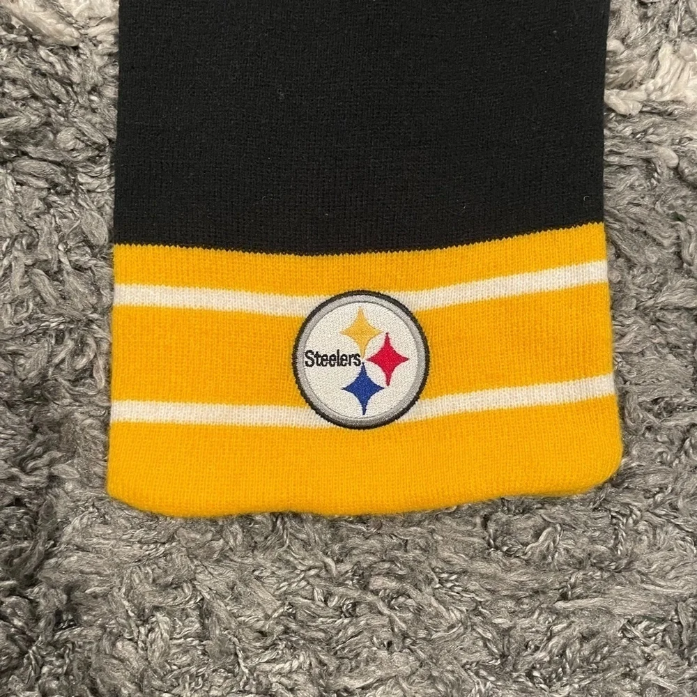 Pittsburgh Steelers Scarf Black and Gold